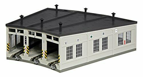 Kato N Gauge 1/150 23-240 3-stall Concrete Roundhouse - Japan Figure