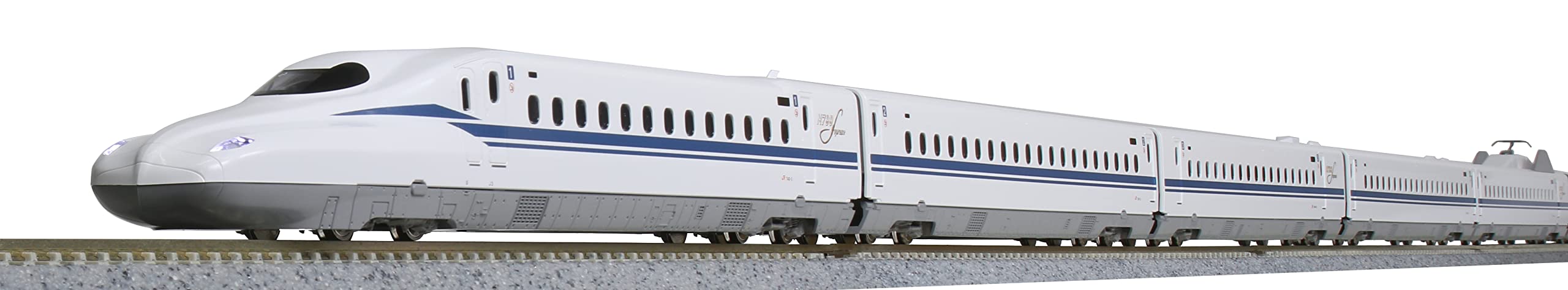 Kato N Gauge 10-007 N700S Shinkansen Nozomi Train Set White- Japan Figure Store - #1 Bring To You The Best Japanese Goods