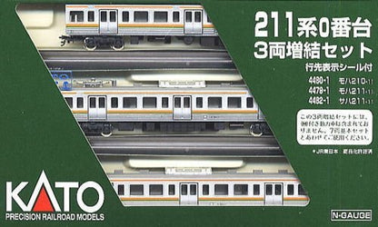 Kato N Gauge 211 Series 3-Car Set 10-442 Railway Model Train- Japan Figure Store - #1 Bring To You The Best Japanese Goods