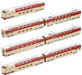 KATO - 10-1564 Series 285-0 'Sunrise Express' - Pantograph Expansion Configuration 7 Cars Set - N Scale- Japan Figure Store - #1 Bring To You The Best Japanese Goods