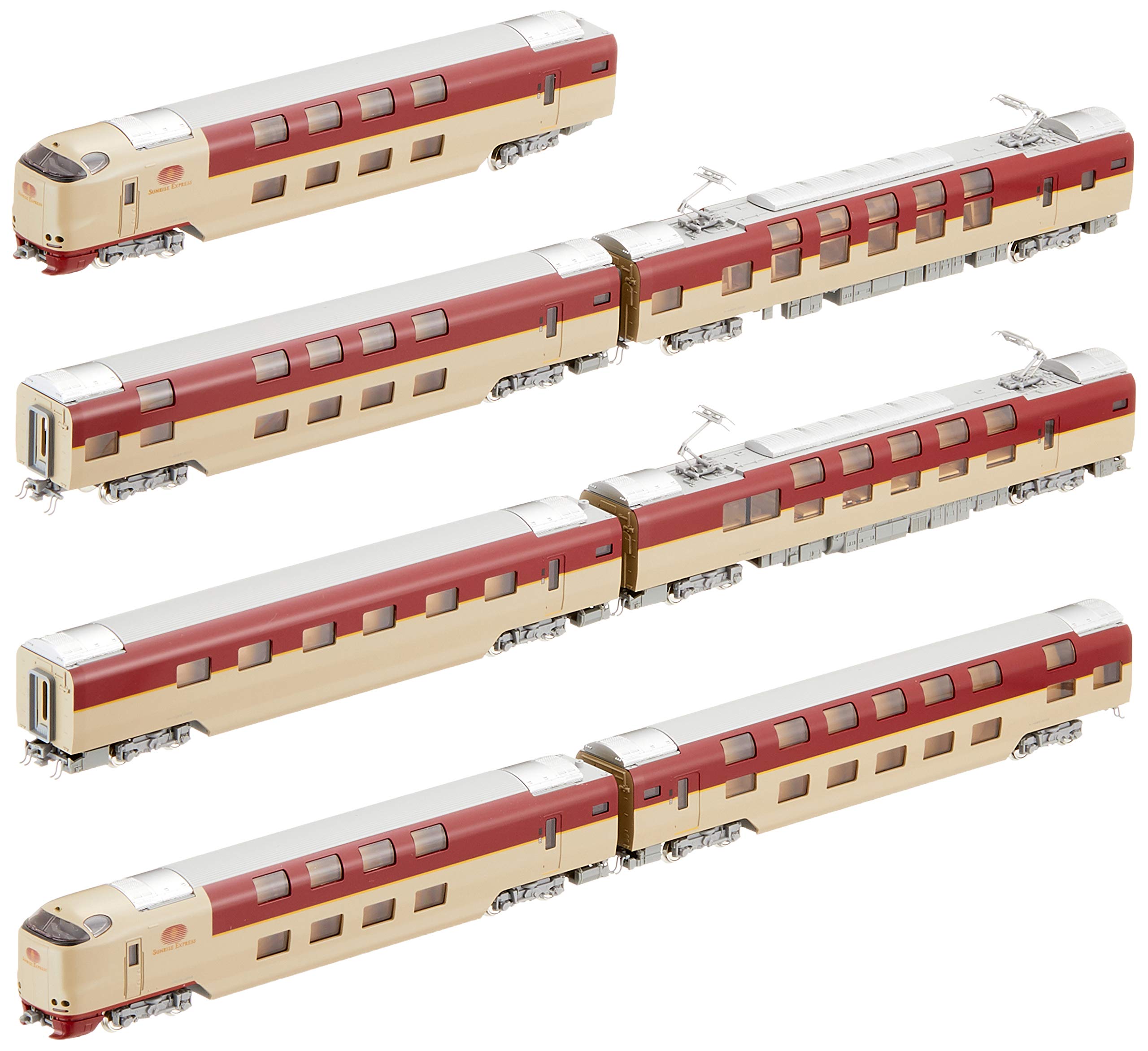 KATO 10-1565 Series 285-3000 'Sunrise Express' Pantograph Expansion Configuration 7 Cars Set N Scale- Japan Figure Store - #1 Bring To You The Best Japanese Goods