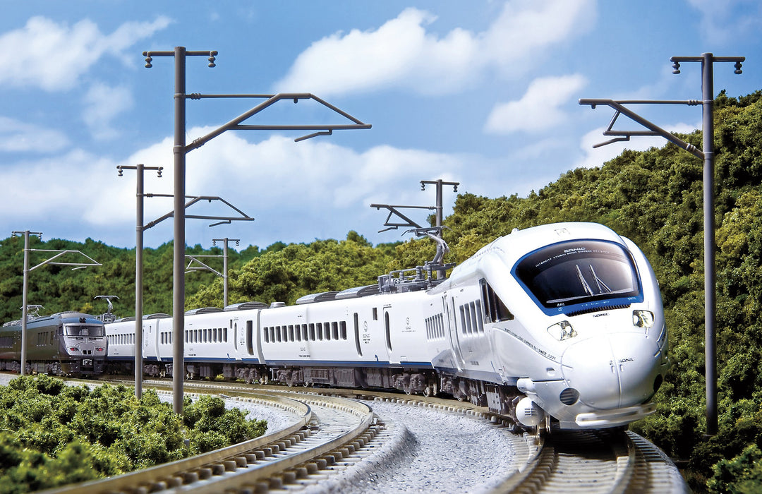 Kato White Sonic N Gauge 885 Series 6-Car Set Railway Model Train 10-286- Japan Figure Store - #1 Bring To You The Best Japanese Goods
