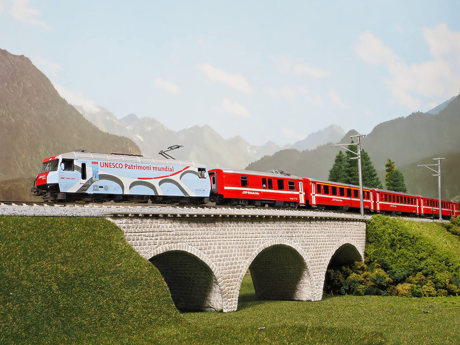 Kato N Gauge UNESCO Electric Railway Model - Ge4/4-Iii Alps Locomotive 3101-3- Japan Figure Store - #1 Bring To You The Best Japanese Goods