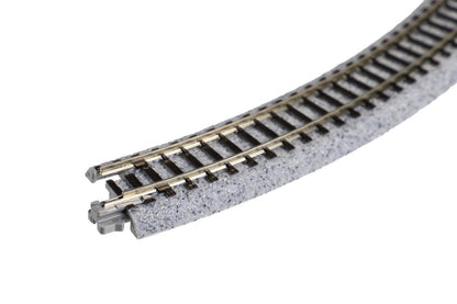 Kato N Gauge R249-45° Curved Track Set - 4 Pieces Model Railroad Supplies- Japan Figure Store - #1 Bring To You The Best Japanese Goods