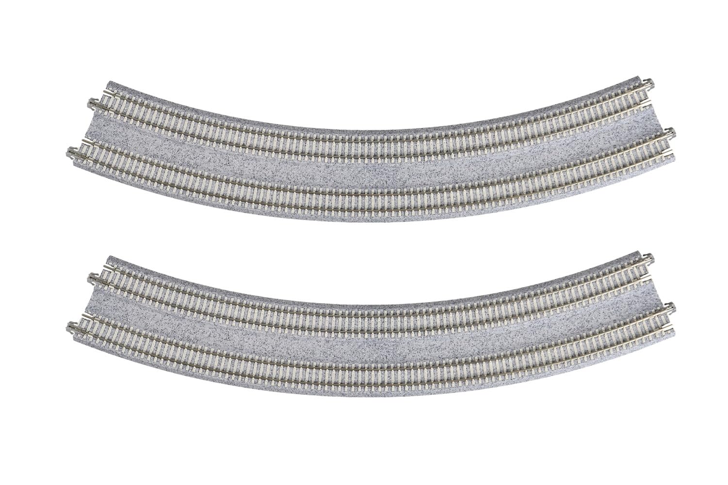 Kato Railway Model Supplies - N Gauge Double Track Curved Line R480/447-45° - 2 Pieces- Japan Figure Store - #1 Bring To You The Best Japanese Goods