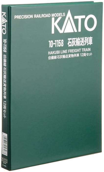 Kato N Gauge 10-1158 Hakubi Line Lime Freight Train Set Railway Model Car- Japan Figure Store - #1 Bring To You The Best Japanese Goods