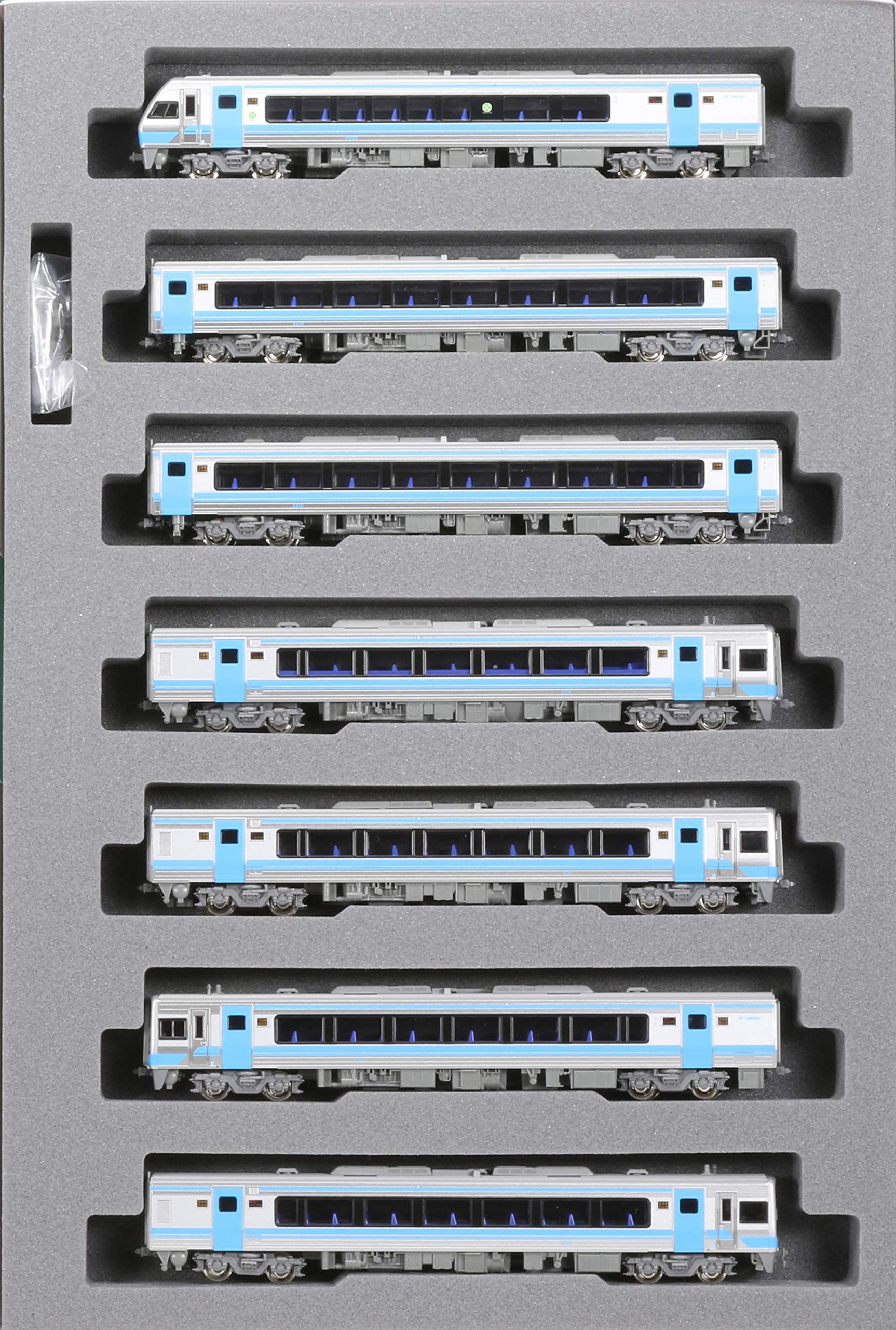 Kato 7-Car Diesel Railway Model Set - N Gauge JR Shikoku 2000 Series Limited Express- Japan Figure Store - #1 Bring To You The Best Japanese Goods