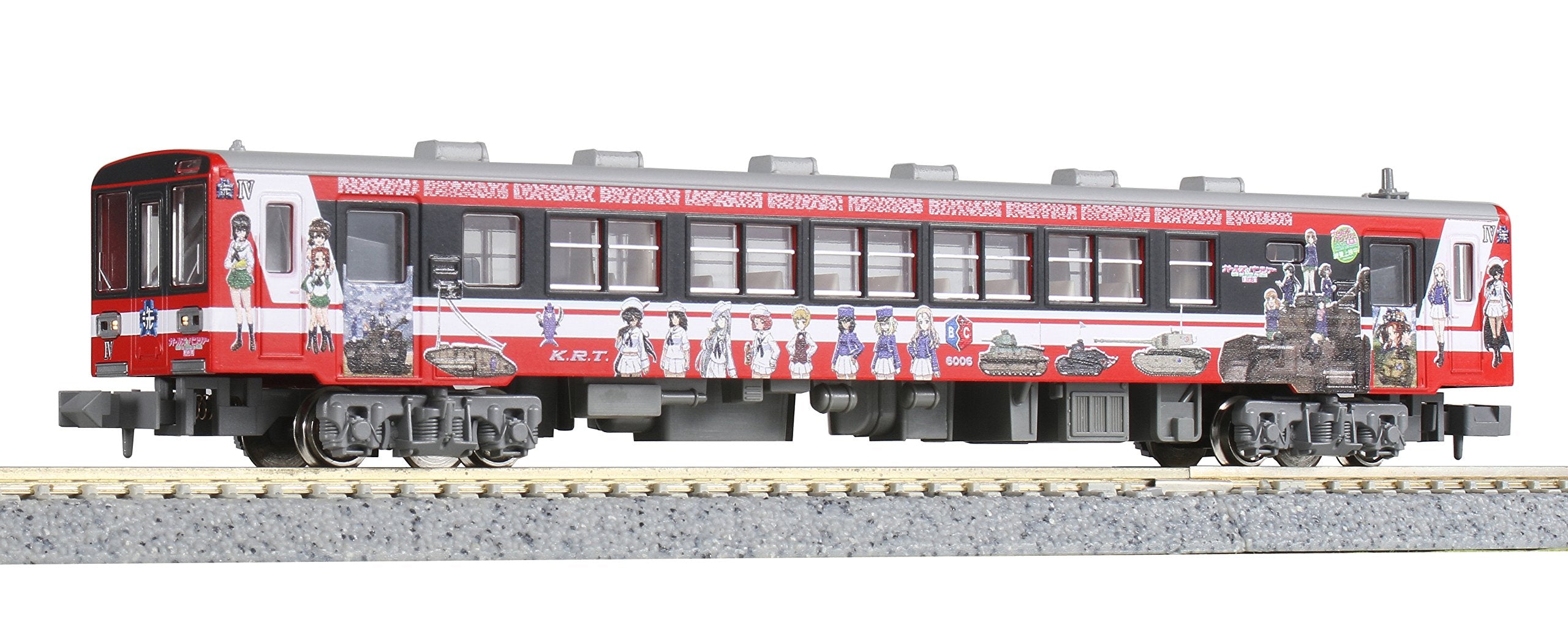 Kato Girls & Panzer Spec N Gauge Kashima 6006 Wrapped Train Diesel Car Model 16001-5- Japan Figure Store - #1 Bring To You The Best Japanese Goods