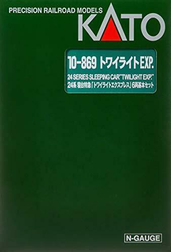 Kato N Scale 24 Series Twilight Express Basic 6-car Set 10-869 Train Model Car- Japan Figure Store - #1 Bring To You The Best Japanese Goods