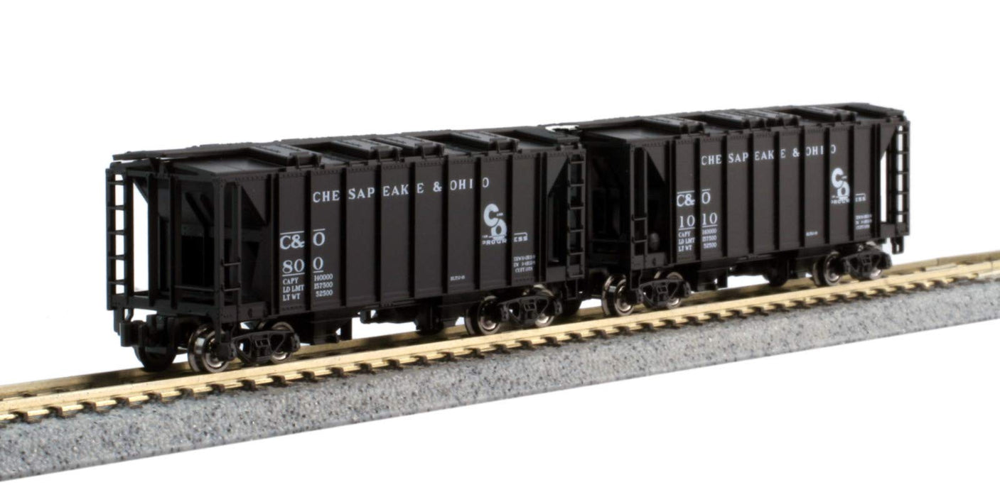 Kato USA Model Train Products N ACF 8-Piece Covered Hopper Set- Japan Figure Store - #1 Bring To You The Best Japanese Goods