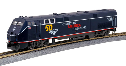 Kato Railway N GE P42 Amtrak Midnight Blue Model #100 with 50th Anniversary Logo- Japan Figure Store - #1 Bring To You The Best Japanese Goods