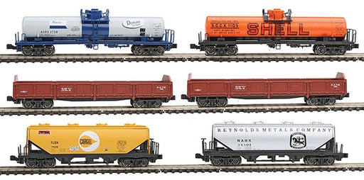 Kato Mixed Freight Train 6-Car Set N Gauge Rail Model - Foreign Vehicle 106-6275- Japan Figure Store - #1 Bring To You The Best Japanese Goods
