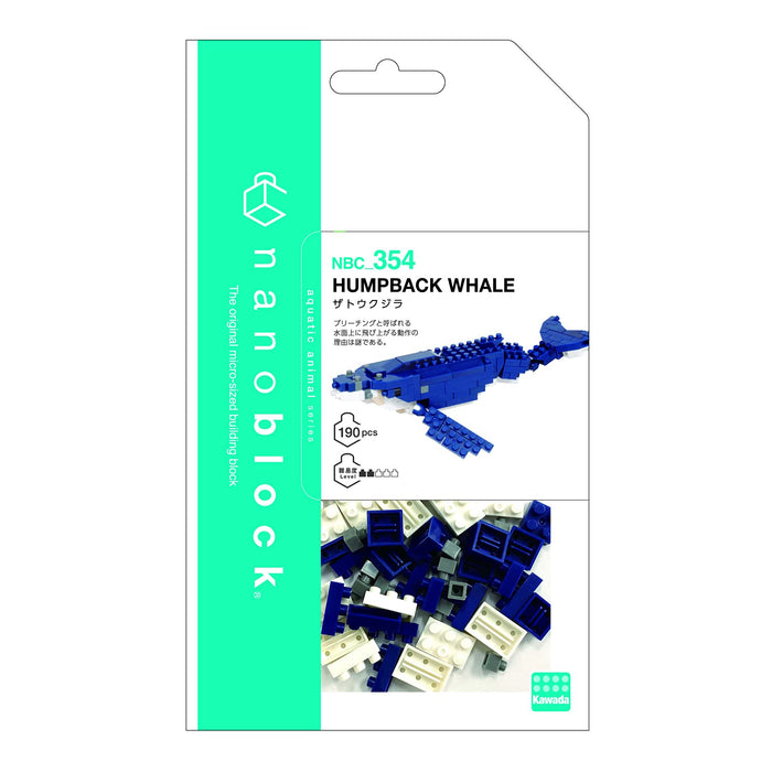 KAWADA Nbc-354 Nanoblock Humpback Whale- Japan Figure Store - #1 Bring To You The Best Japanese Goods