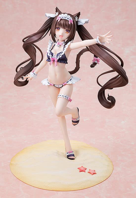 Kdcolle Nekopara Chocolat Maid Swimsuit Ver. 1/7 Scale Plastic Painted Complete Figure Kk14051- Japan Figure Store - #1 Bring To You The Best Japanese Goods