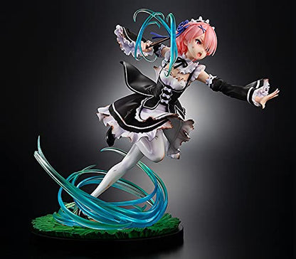 Kdcolle Re Life In A Different World From Zero Ram Roswaal Battle Ver. 1/7 Scale Pvc Abs Pre-Painted Complete Figure Kk34751- Japan Figure Store - #1 Bring To You The Best Japanese Goods