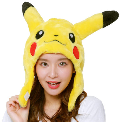 Sazac Kigurumi Cap Pikachu Pokemon - Japanese Style- Japan Figure Store - #1 Bring To You The Best Japanese Goods