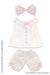 Kikipop! Mushroom Planet Machibuse Night Set White X Pink (For Dolls)- Japan Figure Store - #1 Bring To You The Best Japanese Goods