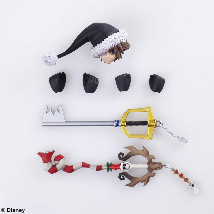 Square Enix Kingdom Hearts II Bring Arts Sora Christmas Town Ver. PVC Figure- Japan Figure Store - #1 Bring To You The Best Japanese Goods