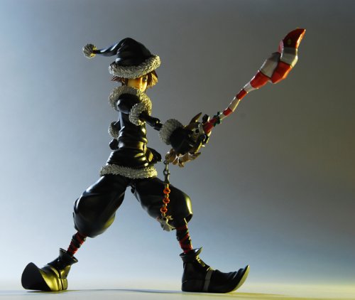 Square Enix Japan Kingdom Hearts Ii Play Arts Sora Christmas Town Action Figure- Japan Figure Store - #1 Bring To You The Best Japanese Goods