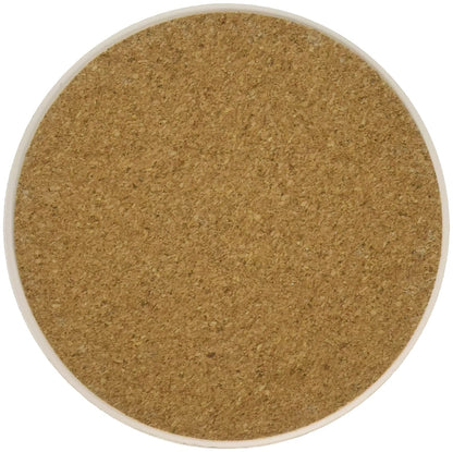 Kinsei Pottery Sanrio (Sanrio) Kuromi Stars Ceramic Water Absorption Coaster 9Cm 315516 White- Japan Figure Store - #1 Bring To You The Best Japanese Goods