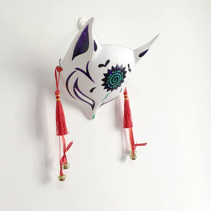 Party City Kitty Large Fox Mask Cosplay Masks Japanese Kitsune Masks Traditional Masks- Japan Figure Store - #1 Bring To You The Best Japanese Goods
