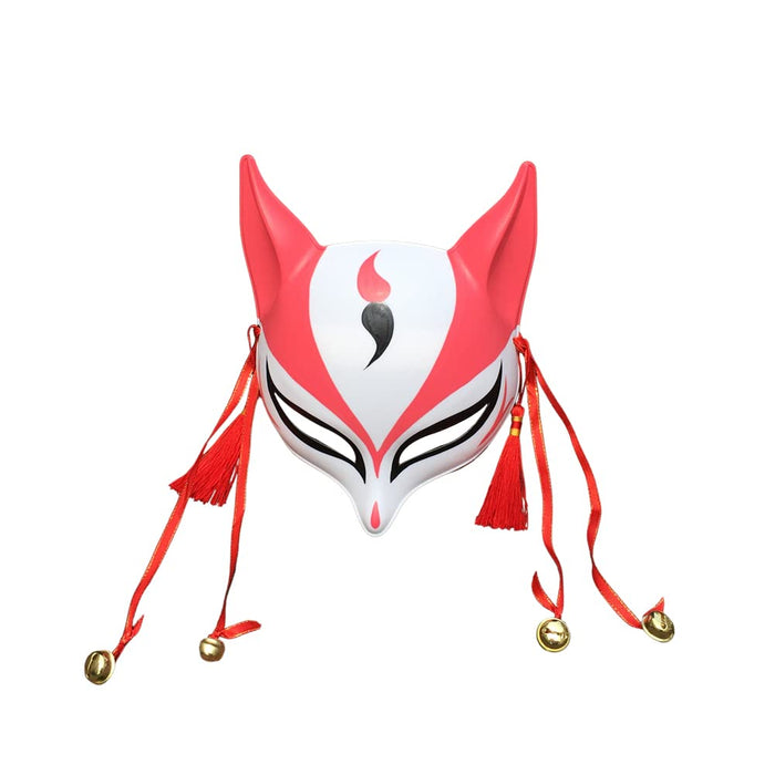 Party City Kitty Large Fox Mask Kitsune Mask For Cosplay Traditional Japanese Mask- Japan Figure Store - #1 Bring To You The Best Japanese Goods