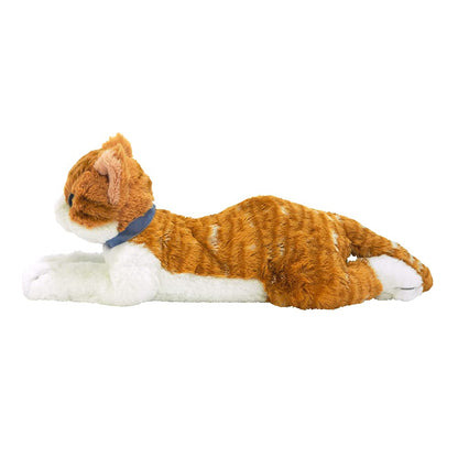 SUNLEMON - Plush Doll Hiza Neko Chashiro - White/Brown Cat Size S- Japan Figure Store - #1 Bring To You The Best Japanese Goods