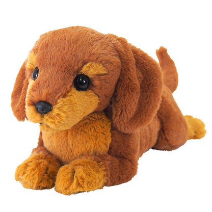 SUNLEMON Plush Doll Hiza Wanko Miniature Dachshund Red Brown- Japan Figure Store - #1 Bring To You The Best Japanese Goods