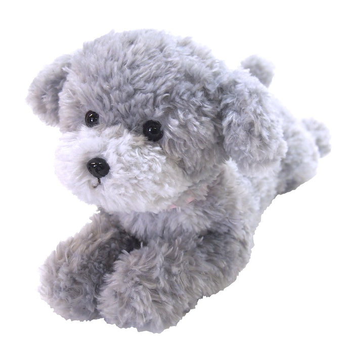 SUNLEMON Hiza Wanko Plush Doll Toy Poodle Gray Tjn- Japan Figure Store - #1 Bring To You The Best Japanese Goods