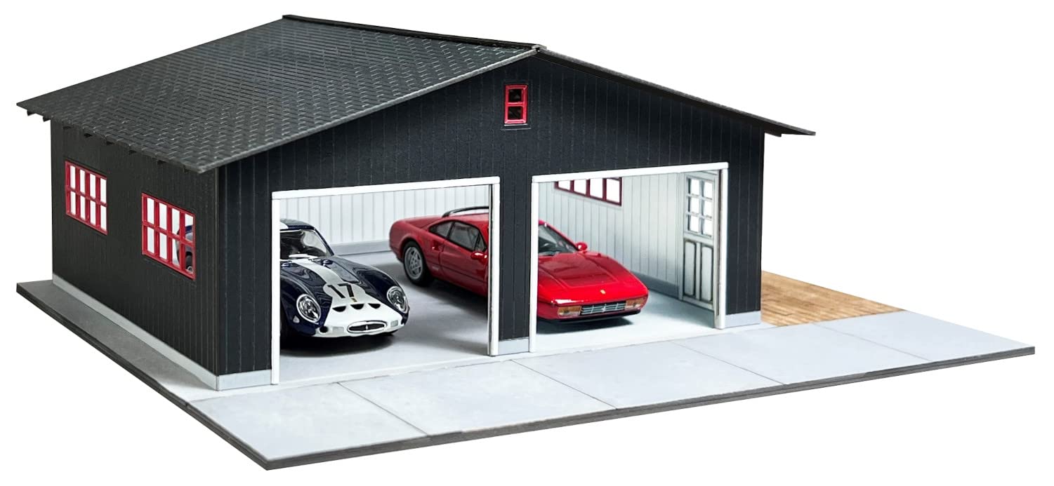 Cobaanii Mokei Workshop 1/64 Sweet Style Garage Life Series 2 Car Garage Wooden Assembly Kit Ss-042 Japan- Japan Figure Store - #1 Bring To You The Best Japanese Goods
