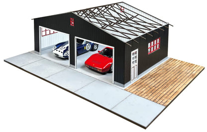Cobaanii Mokei Workshop 1/64 Sweet Style Garage Life Series 2 Car Garage Wooden Assembly Kit Ss-042 Japan- Japan Figure Store - #1 Bring To You The Best Japanese Goods