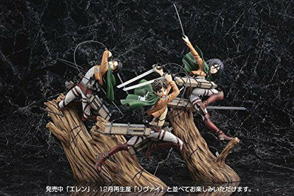 Kotobukiya Artfx J Mikasa Ackerman Renewal Package Ver 1/8 Scale Figure- Japan Figure Store - #1 Bring To You The Best Japanese Goods