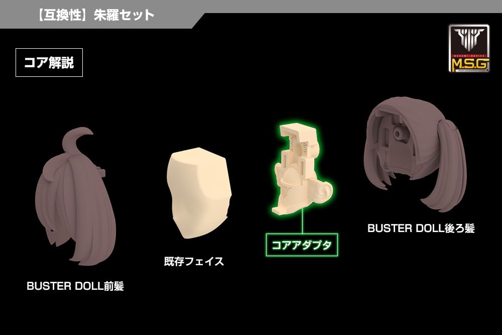 Kotobukiya Megami Device Asura Skin Face Set 19mm Height 1/1 Scale Model- Japan Figure Store - #1 Bring To You The Best Japanese Goods