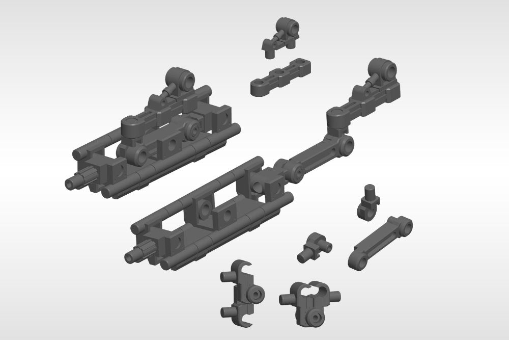 Kotobukiya Msg Modeling Support Goods Mecha Supply 01 Flexible Arm A Non-Scale Plastic Model Parts Mj01- Japan Figure Store - #1 Bring To You The Best Japanese Goods