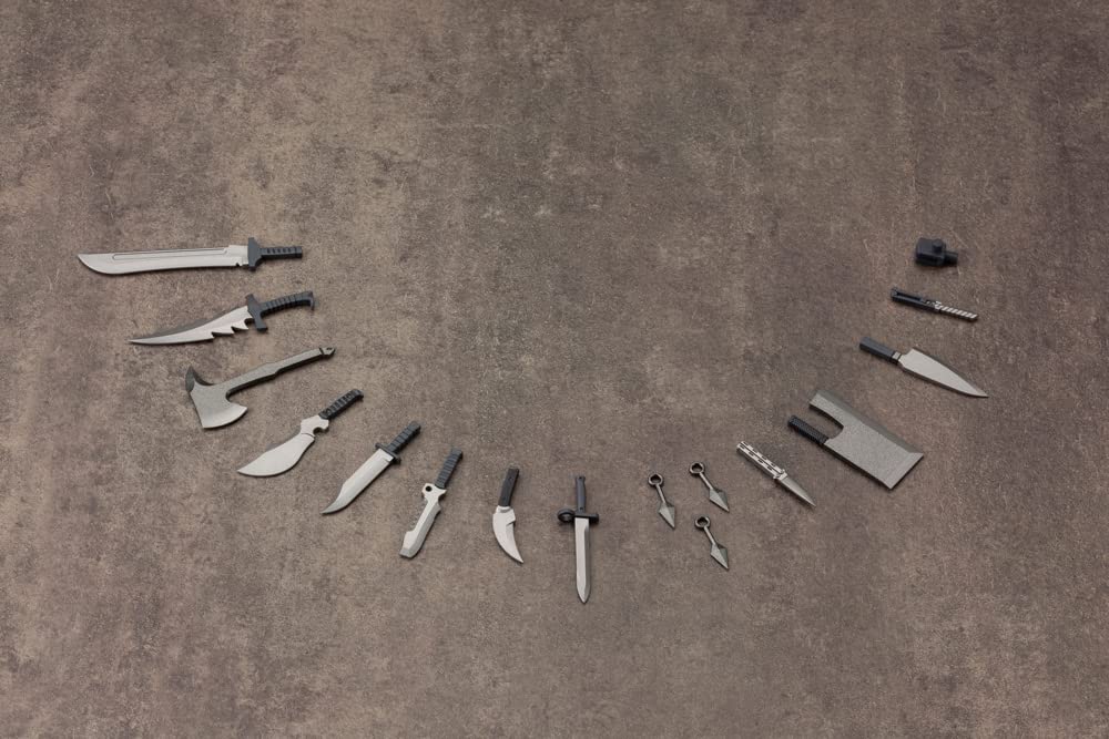Kotobukiya Weapon Unit 34 Non-Scale Plastic Model Knife Set 66mm Length- Japan Figure Store - #1 Bring To You The Best Japanese Goods