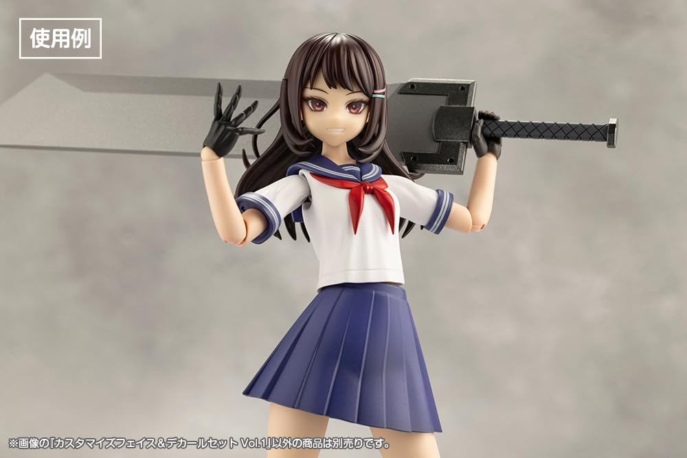 Kotobukiya Sosai Girls Garden Custom Face Decal Set 1/10 Scale 18mm Model- Japan Figure Store - #1 Bring To You The Best Japanese Goods