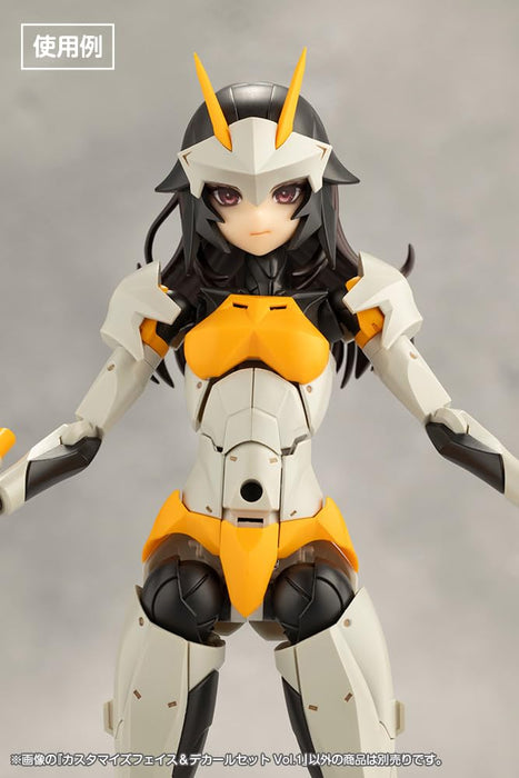 Kotobukiya Sosai Girls Garden Custom Face Decal Set 1/10 Scale 18mm Model- Japan Figure Store - #1 Bring To You The Best Japanese Goods