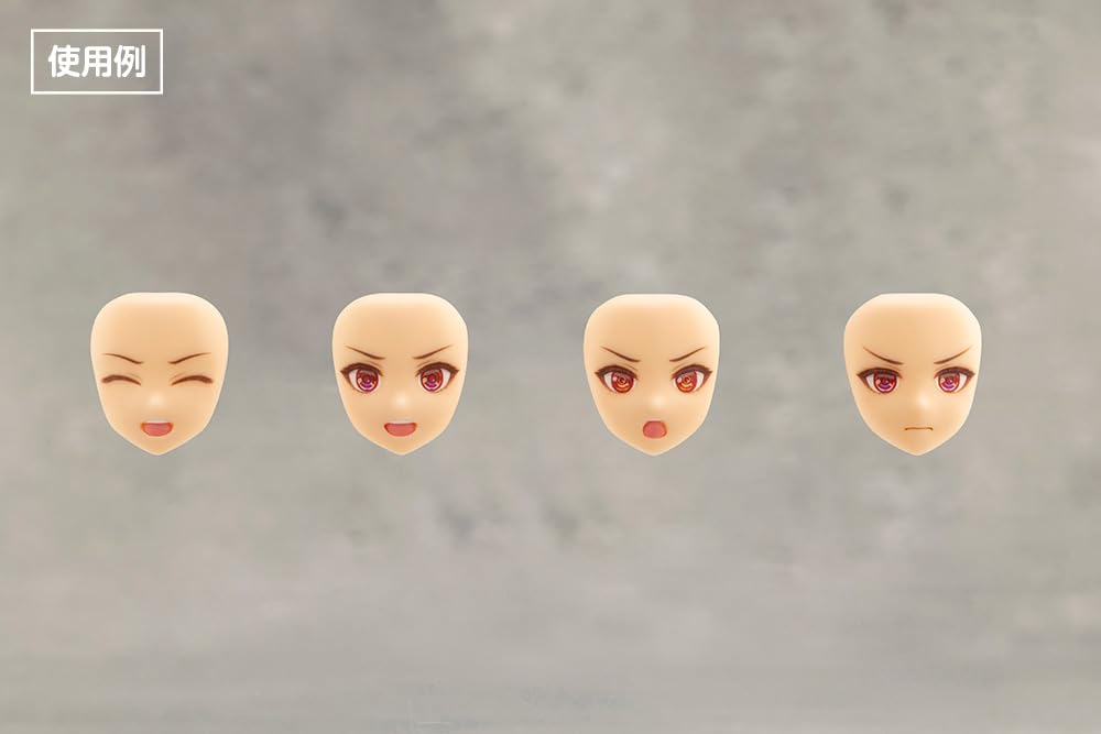 Kotobukiya Sosai Girls' Garden Custom Face & Decal Set 18mm 1/10 Scale Model- Japan Figure Store - #1 Bring To You The Best Japanese Goods