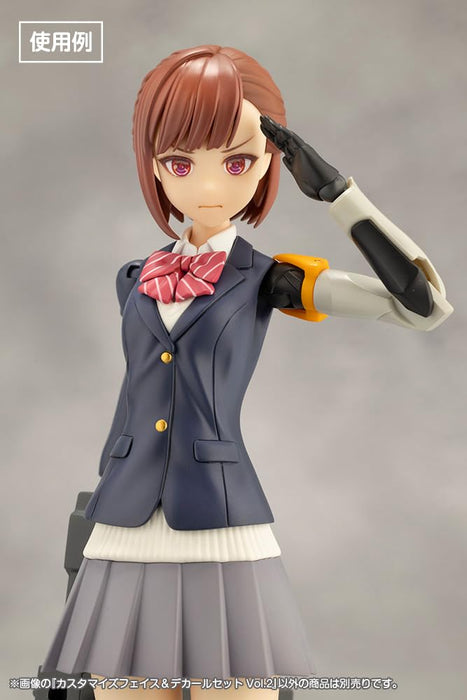 Kotobukiya Sosai Girls' Garden Custom Face & Decal Set 18mm 1/10 Scale Model- Japan Figure Store - #1 Bring To You The Best Japanese Goods