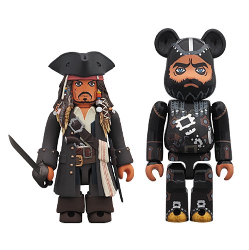 Kubrick Bearbrick Pirates Of The Caribbean / Fountain Of Life [Jack Sparrow Blackbeard]- Japan Figure Store - #1 Bring To You The Best Japanese Goods