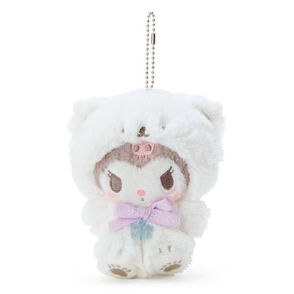 Sanrio Kuromi Mascot Holder (Fluffy Snow Design)- Japan Figure Store - #1 Bring To You The Best Japanese Goods
