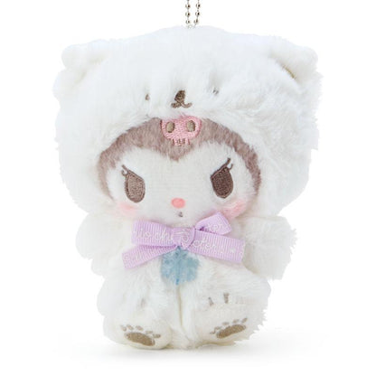 Sanrio Kuromi Mascot Holder (Fluffy Snow Design)- Japan Figure Store - #1 Bring To You The Best Japanese Goods