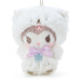 Sanrio Kuromi Mascot Holder (Fluffy Snow Design)- Japan Figure Store - #1 Bring To You The Best Japanese Goods