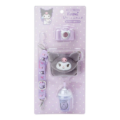 Sanrio Kuromi Odekake Accessory Set (Pitatto Friends)- Japan Figure Store - #1 Bring To You The Best Japanese Goods