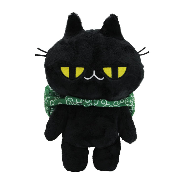 Allone Kuroneko's Jitome-Chan Standing Black Cat Plush Japanese Stuffed Toy Doll- Japan Figure Store - #1 Bring To You The Best Japanese Goods