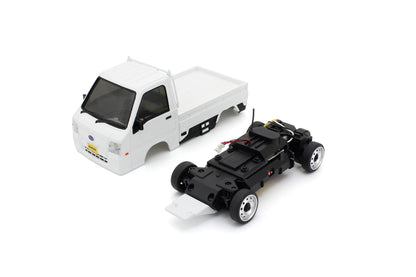 Kyosho Egg 1/28 Rc Light Truck Subaru Sambar 6th Gen White 66607- Japan Figure Store - #1 Bring To You The Best Japanese Goods