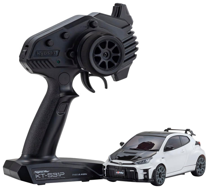 Kyosho Mini-Z AWD Yaris White Pearl 32640PW- Japan Figure Store - #1 Bring To You The Best Japanese Goods