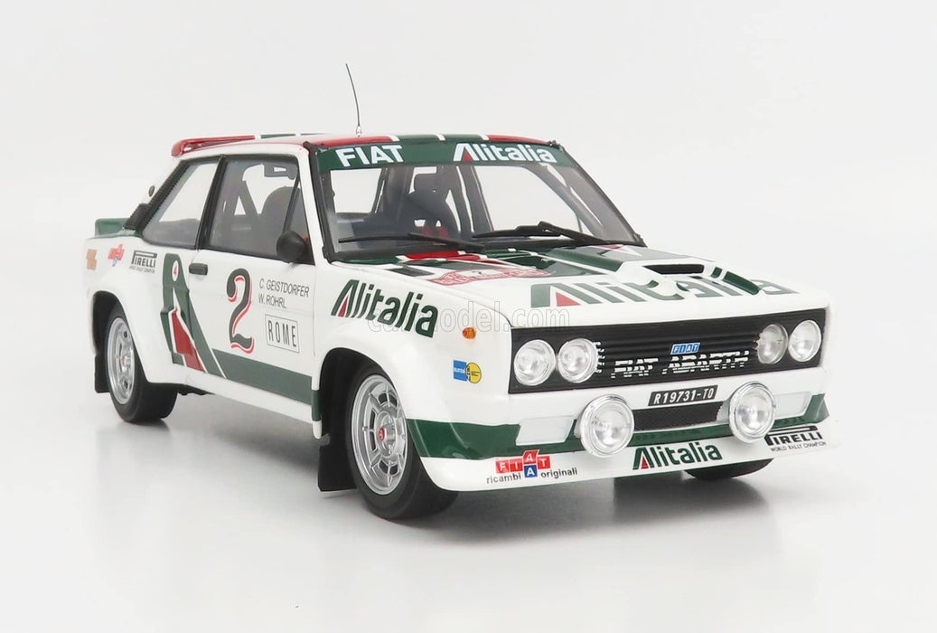 Kyosho 1/18 Fiat 131 Abarth 1978 Monte Carlo #2 Ks08376G- Japan Figure Store - #1 Bring To You The Best Japanese Goods