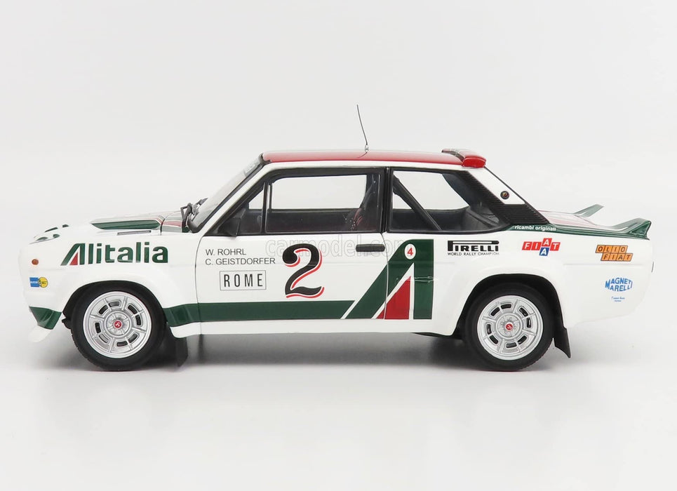 Kyosho 1/18 Fiat 131 Abarth 1978 Monte Carlo #2 Ks08376G- Japan Figure Store - #1 Bring To You The Best Japanese Goods