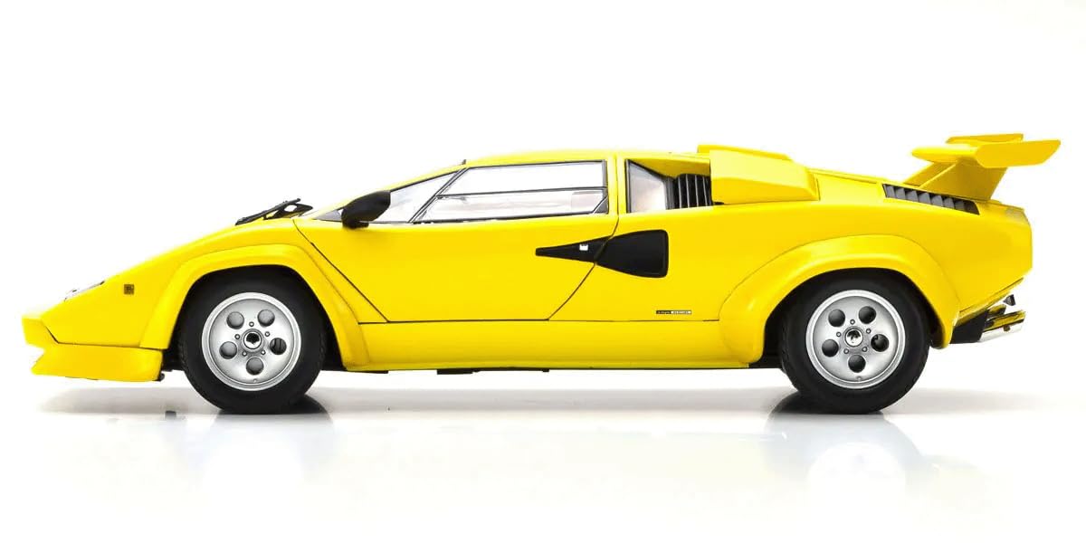 Kyosho 1/18 Lamborghini Countach Lp5000 Yellow- Japan Figure Store - #1 Bring To You The Best Japanese Goods